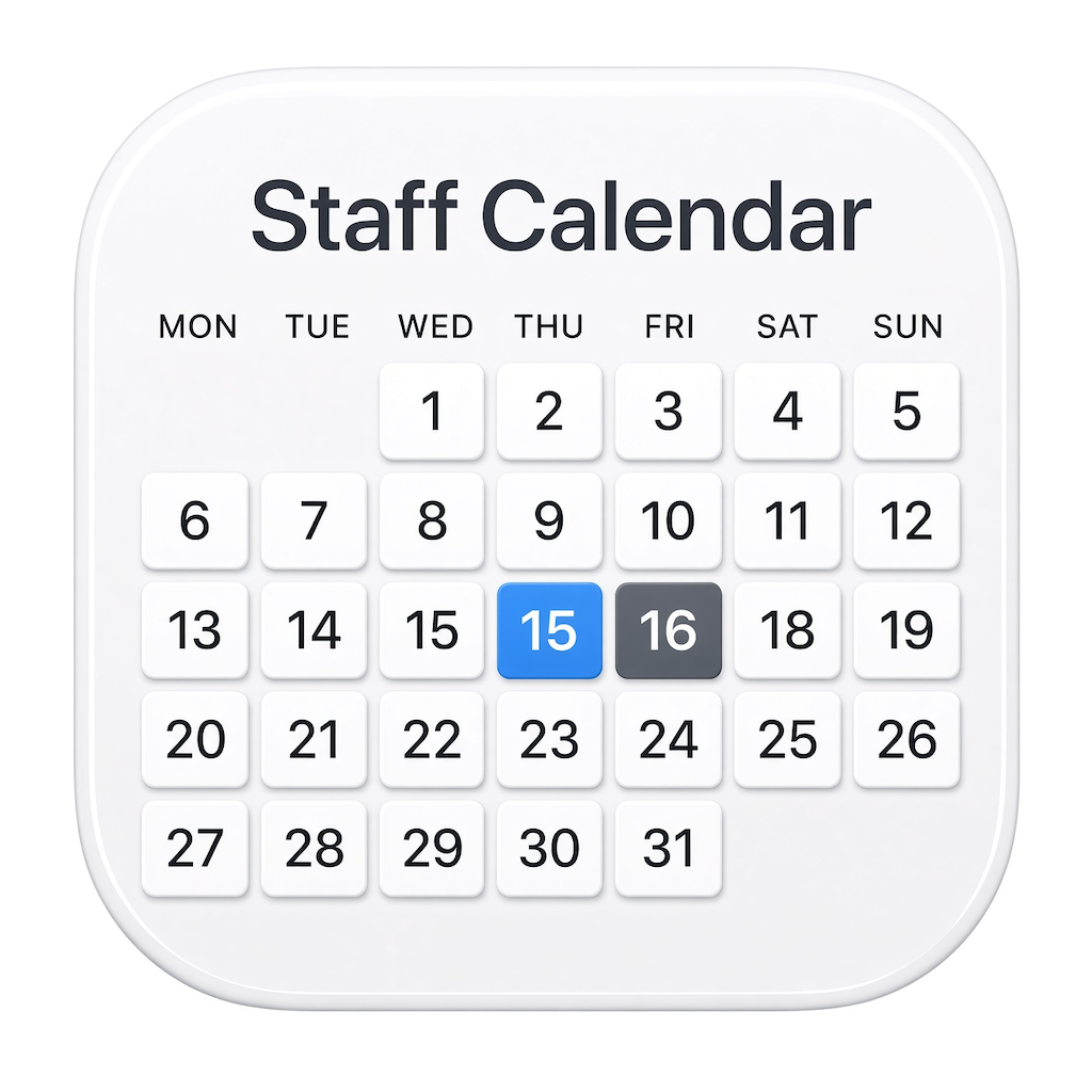 Staff Schedule app icon